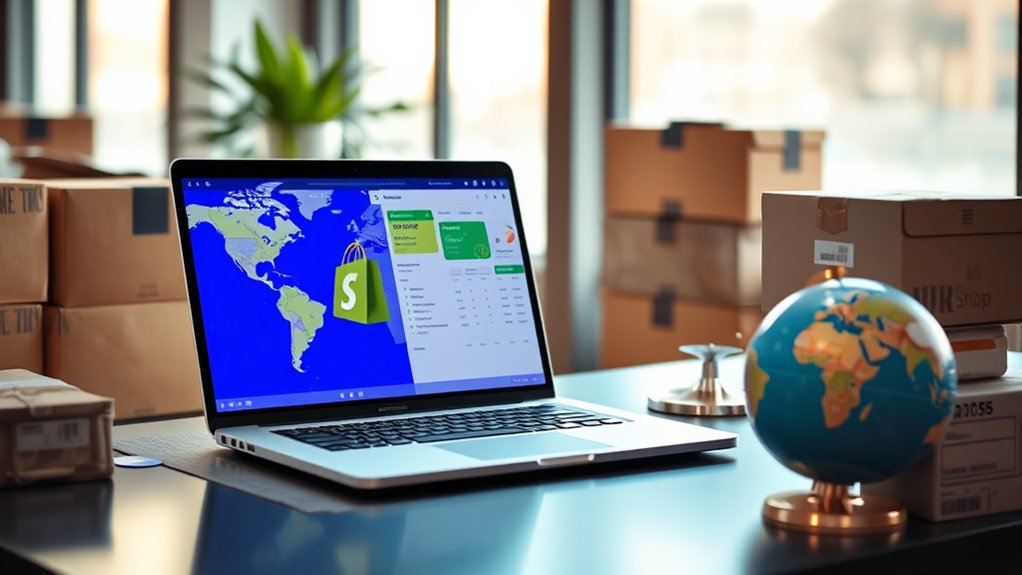 shopify enhances global dropshipping success
