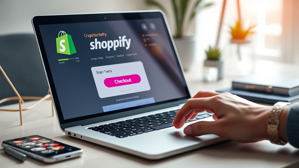 accept cryptocurrency payments shopify