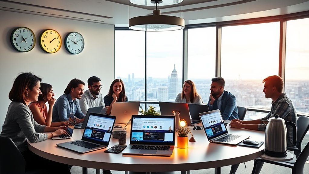 collaborate globally manage timezones