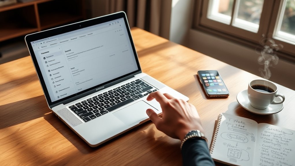 email notifications setup process