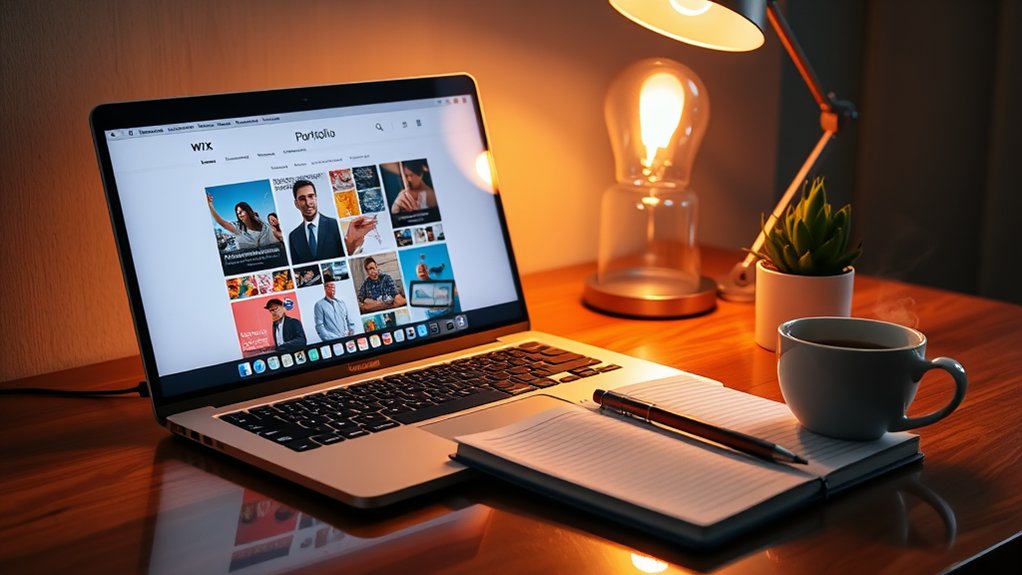 evaluate wix expert portfolios