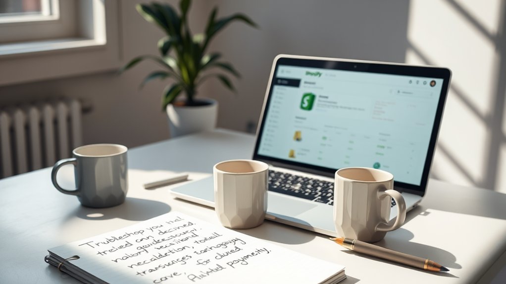 managing declined shopify payments