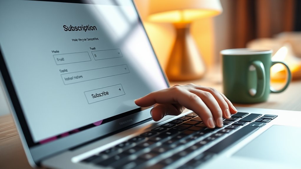 streamlining subscription checkout process