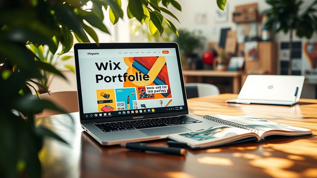 unique wix design showcase