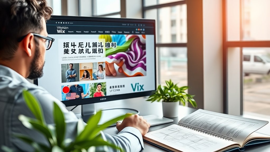 wix expert for multilingual setup