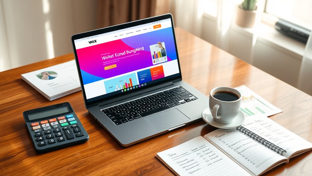 wix website project budgeting tips