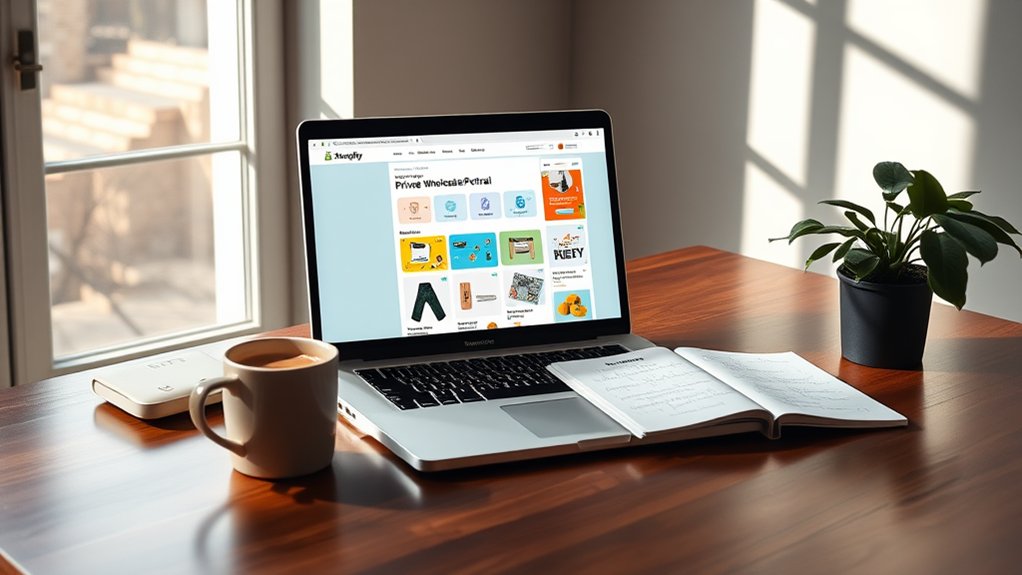 setting up shopify portals