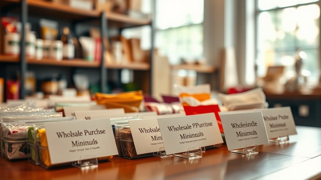 setting wholesale order limits