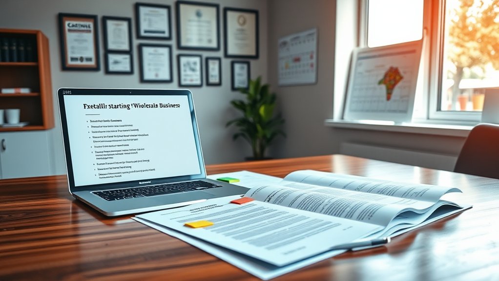 wholesale business legal requirements