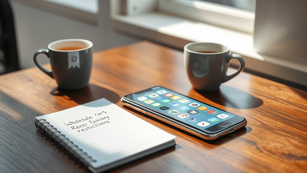 wholesale cart setup guidelines